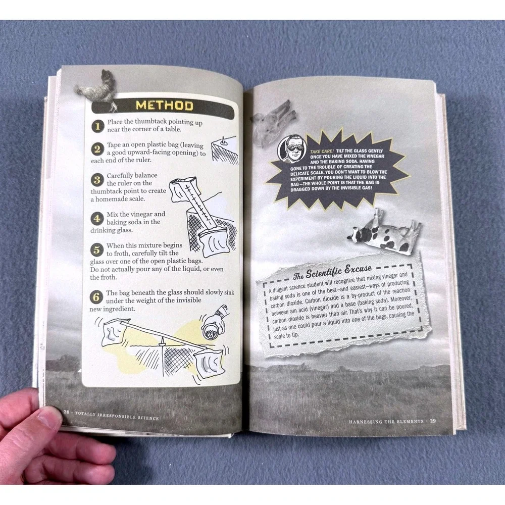 Totally Irresponsible Science Book Sean Connolly Hardcover‎ Kids STEM Homeschool